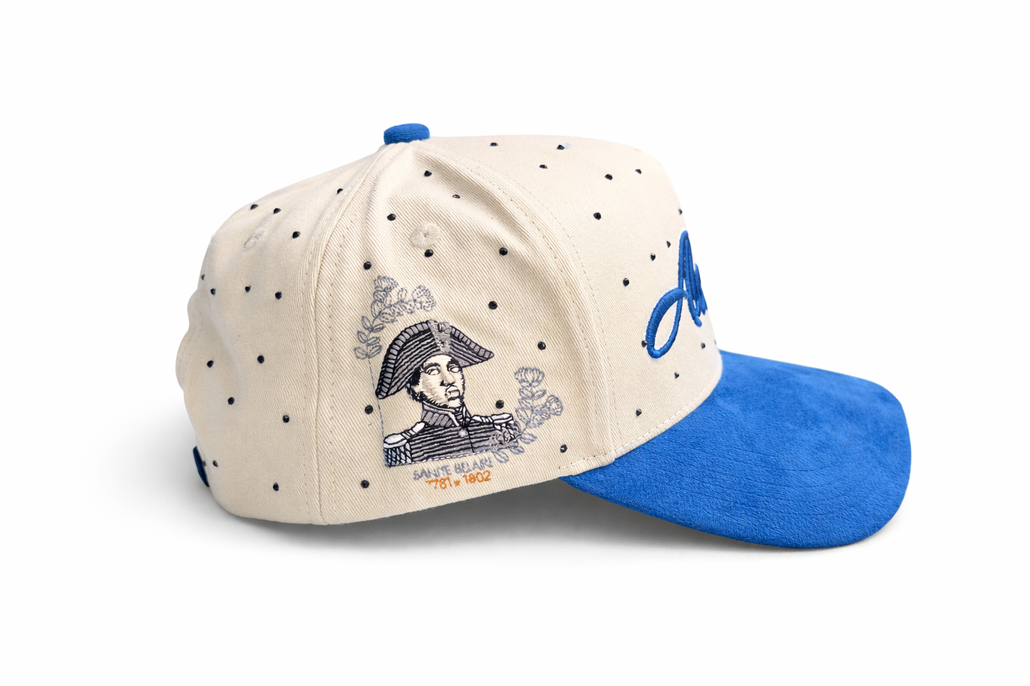 ABiTan Heritage Snapback – Sanité Bélair Edition (Blue & Cream)