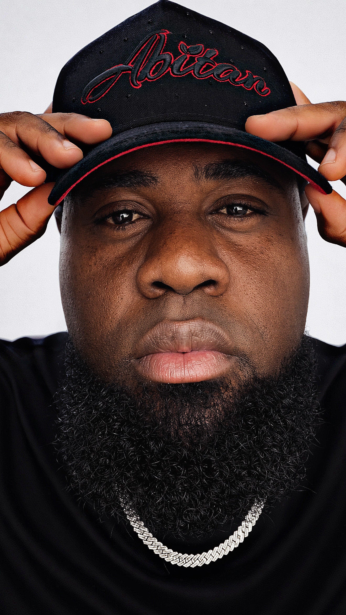 ABiTan Heritage Snapback – Sanité Bélair Edition (Black & Red)